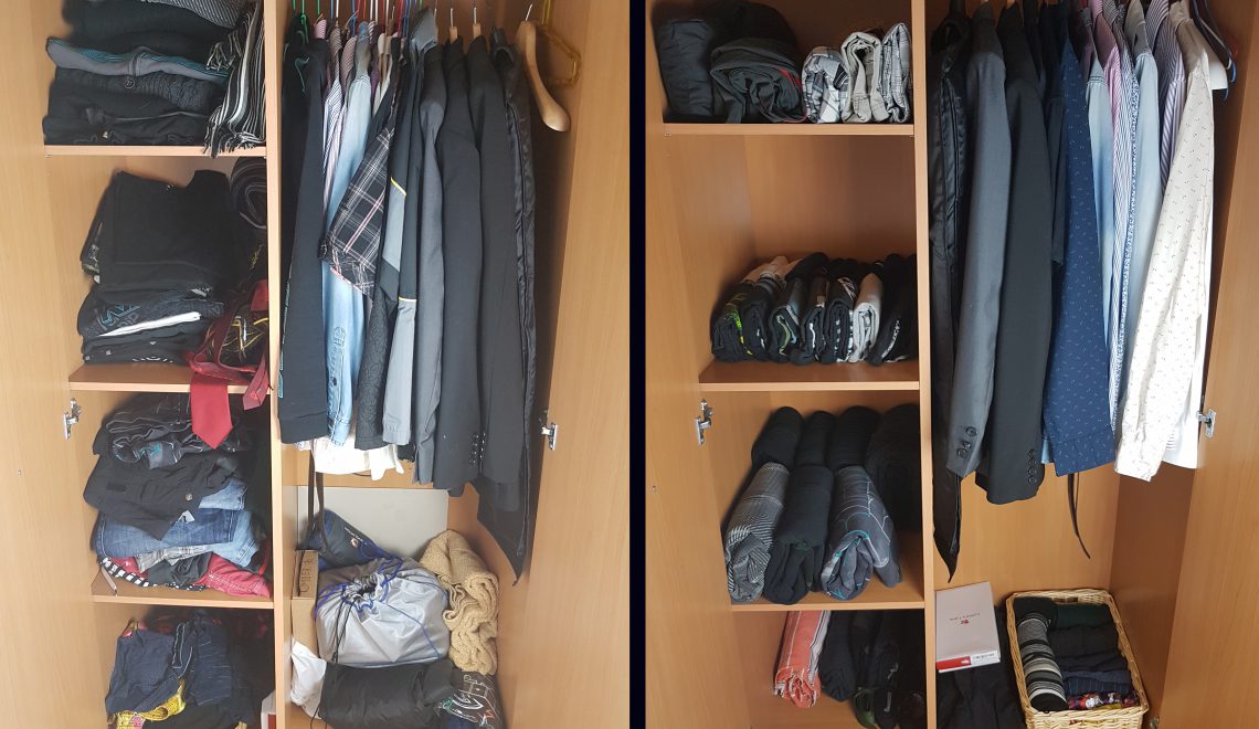 Methode KonMari avant après