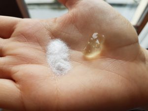Aloe vera et bicarbonate